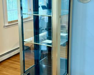Glass Curio; five shelves; internal light 