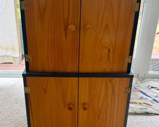 TV Stand and Cabinets, on wheels, good condition 