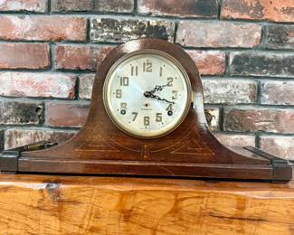 Antique Plymouth Mantle Clock, good condition 