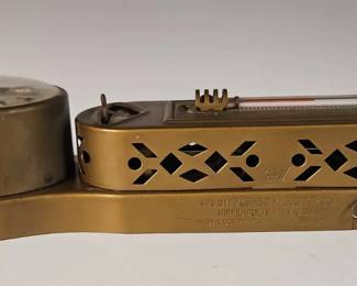 Vintage Minneapolis Heat Regulator and a Metal Advertising Thermometer