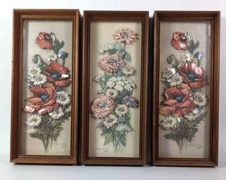Robert Laessig ANA 3D Floral Shadow Box Set