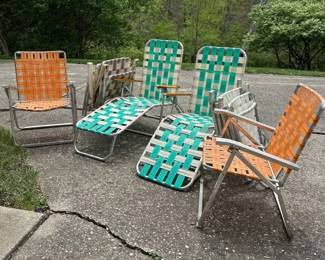 Webbed Lawn Chairs