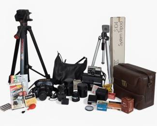 Minolta Maxxim 5000, gaf Anscomatic Film Cameras  Accessories Lot