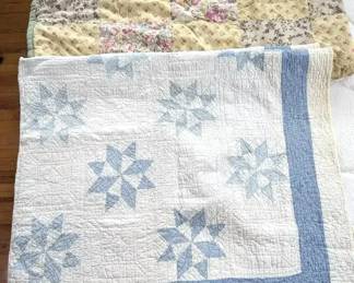 Two Handmade Quilts, Vintage
