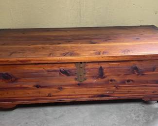 E.R. Co. Forest Park Line Cedar Chest, Vintage