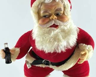 008 1950s CocaCola Rushton Stuffed Plush Santa