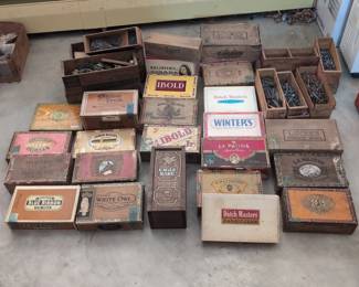Cigar Boxes And Crates With Surprise Contents