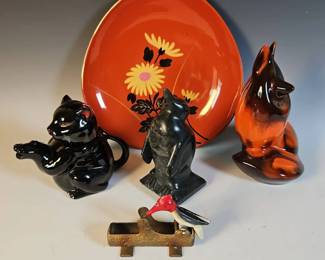 Variety of Animal Decor and Teapot