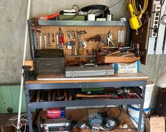 Workbench And Assorted Tools