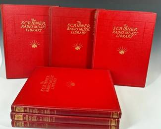 Scribner Radio Music Library Book Collection