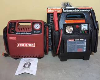 Craftsman Inflator And No Cord Rechargeable Jump Start II