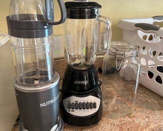 variety of kitchen appliances, etc.