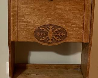 Antique Victorian drop-front secretary