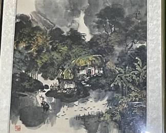 Chinese ink and wash landscape painting