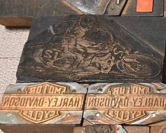 Antique Printing Blocks