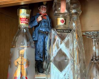 Liquor bottles