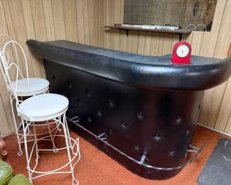 Mid century portable bar