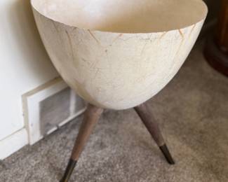 Mid century fiberglass planter