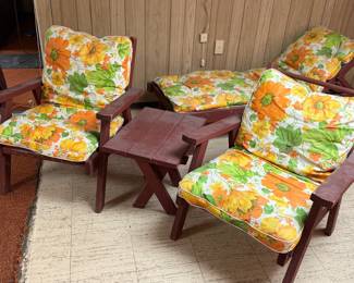 Mid century sun porch / patio furniture