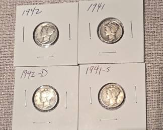 Mercury head dimes
