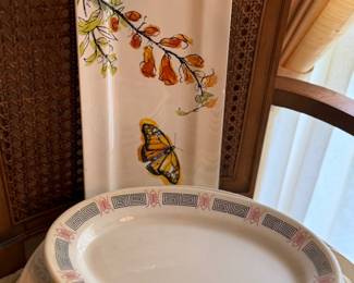 Plates, butterfly serving tray