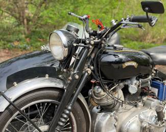 1953 Vincent Model C Motorcycle With Sidecar