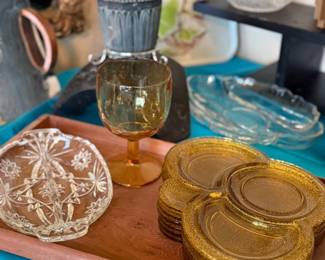 Vintage glassware 