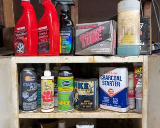 Car detailing and other garage items