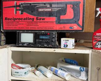 Craftsman Reciprocating Saw, lights, caulk