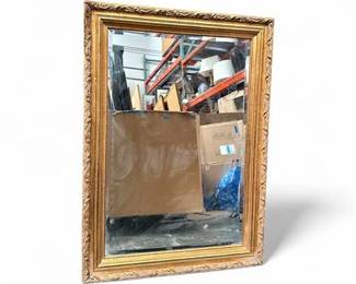 Lot 245  Gilt Wood Frame Beveled Wall Mirror, Neoclassical Style