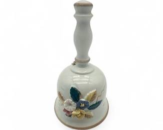 Lot 421  Collectible Porcelain Bell With Floral Decorations