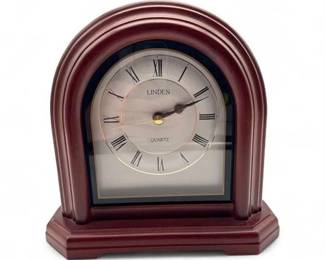 Lot 309  Arched Mantel Clock From The Brand Linden