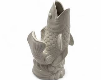 Lot 327  FishShaped Pitcher Or Vase