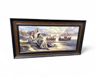 Lot 265  Simon Dewey Men Of Galilee Framed Giclee Canvas