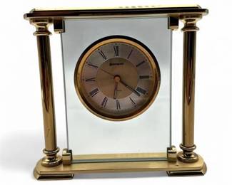 Lot 311  Vintage Benchmark Brand Quartz Mantel Clock