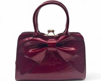 Lot 322  Candace Christian Brand Stella Glossy Satchel Bag