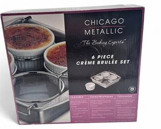 Lot 320  Chicago Metallic Professional 6Piece Creme Brulee Set