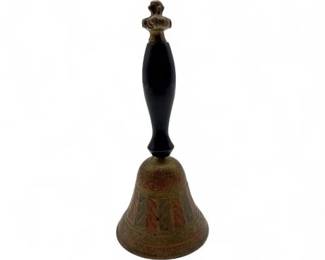 Lot 307  Vintage Brass Teachers School Bell