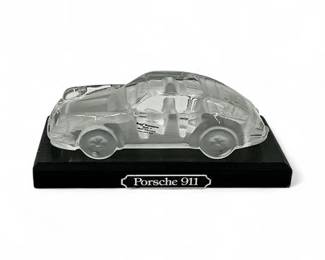 Lot 364  Vintage Hofbauer Porsche 911 Lead Crystal Model Car