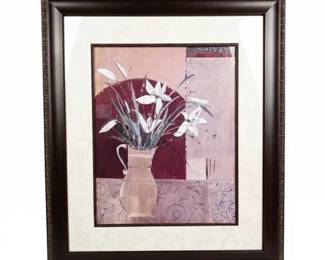 Lot 255  Katherine And Elizabeth Pope Floral Still Life Print