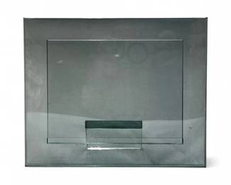 Lot 340  Modernist Layered Glass Tabletop Picture Frame