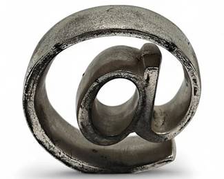 Lot 344  At Symbol  Paperweight Or Decorative Object