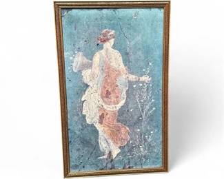Lot 250  Framed Reproduction Of Flora Primavera di Stabiae Roman Fresco
