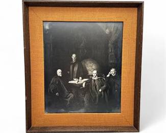 Lot 926  Framed Print Of The Four Doctors 1906 By John Singer Sargent