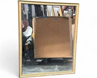 Lot 242  Gilt Scroll Motif Rectangular Wall Mirror