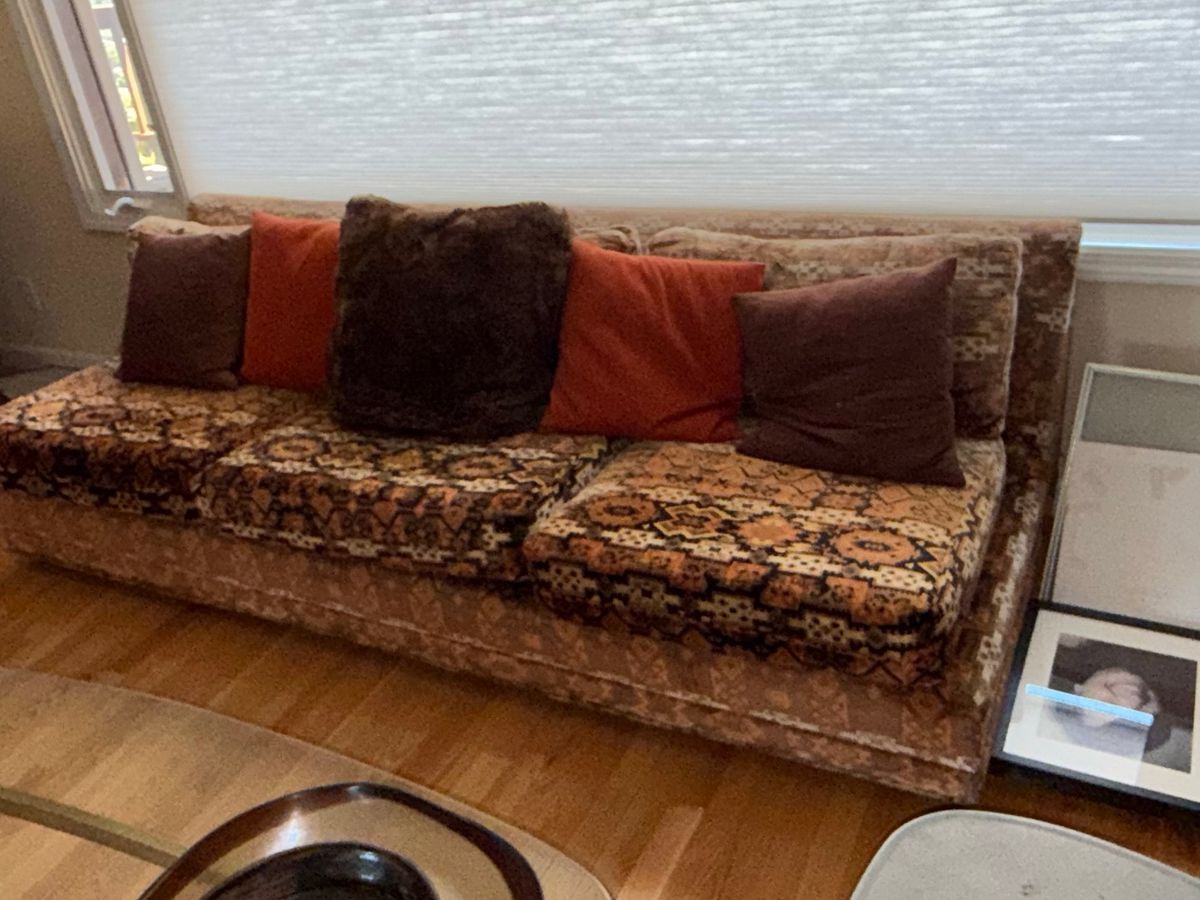Vintage "Grandma Couch" Floral Sofa