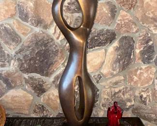 Abstract Bronze Sculpture