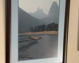 Framed Landscape Photograph of Guilin, China