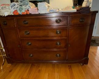 Drexel Mahogany Bow Front Sideboard