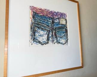 Abstract Artwork - "Jeans" by Unknown Artist